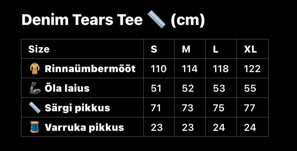 Denim Tears Tee - Eestileiud